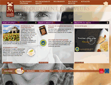 Tablet Screenshot of fermiers-occitans.com